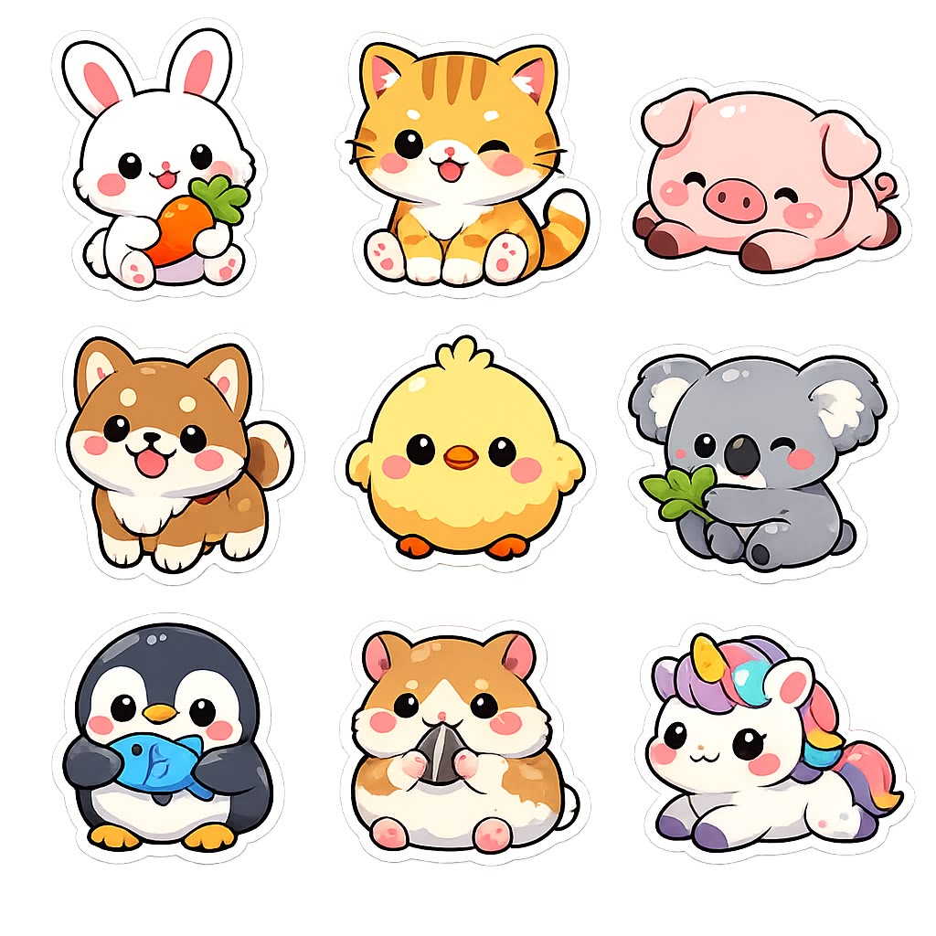 Pastel Cute Animal Pack